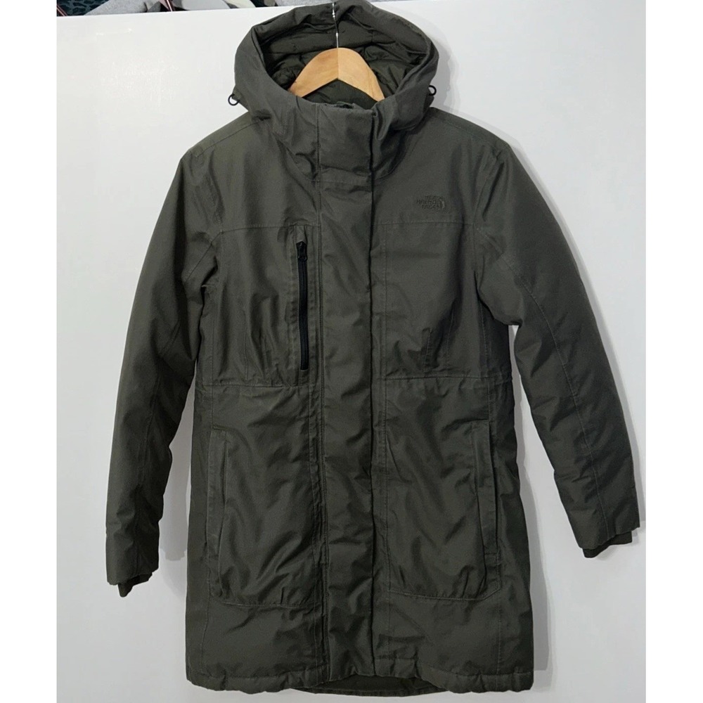 Women's The North Face Dryvent Downtown Parka 550 Down Sz Small NF0A3XD8 - Picture 2 of 14